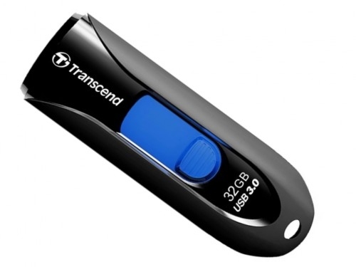 32GB USB3.1 Flash Drive Transcend 'JetFlash  700', Black, Classic (R/W:90/20MB/s)