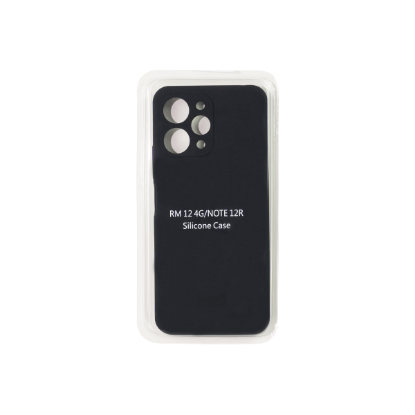 Накладка Full Silicone Case XIAOMI Redmi 12 4G /Poco M6 Pro 5G (03 / Black)