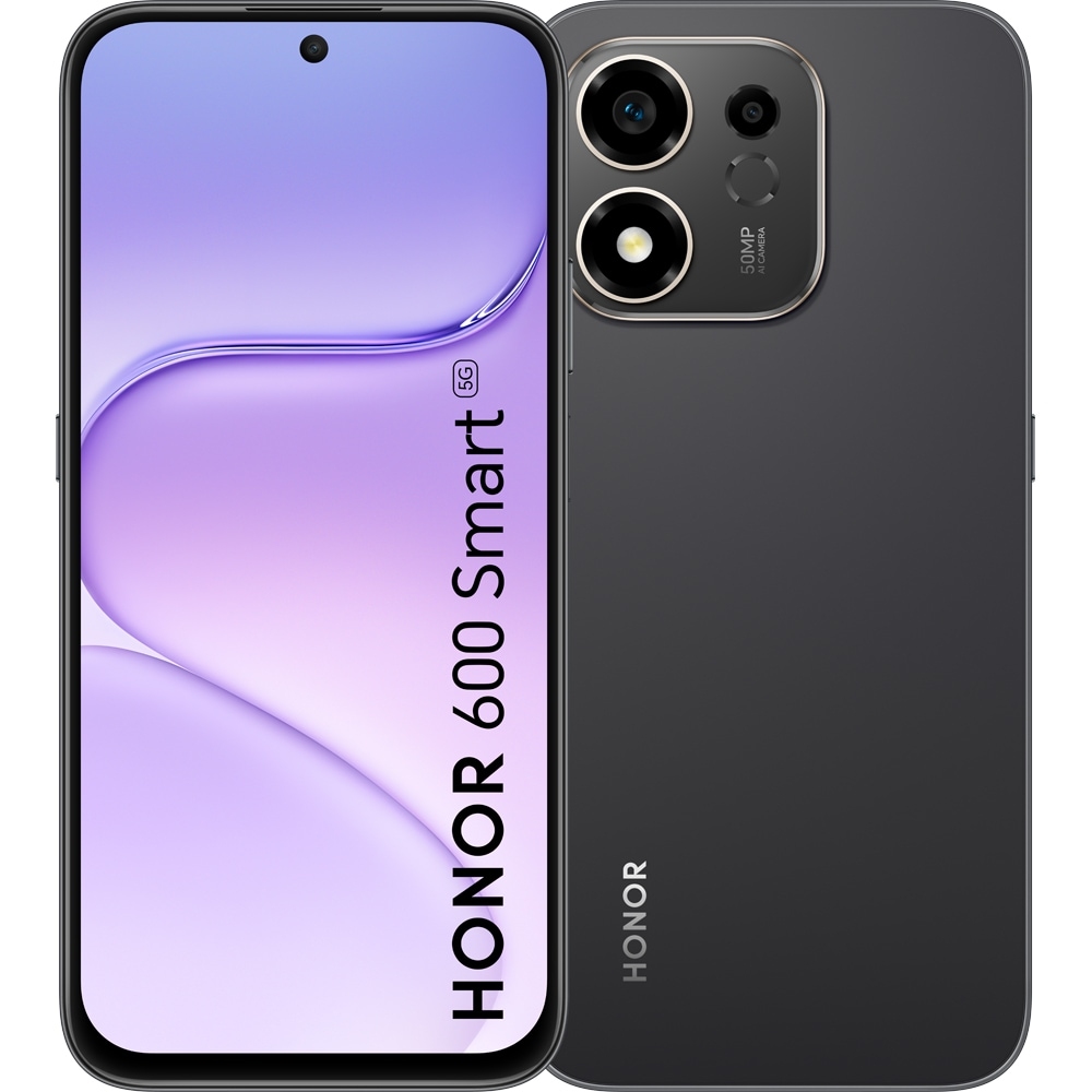 HONOR 600 Smart 5G, 128GB, 4GB RAM, Dual SIM, Velvet Black