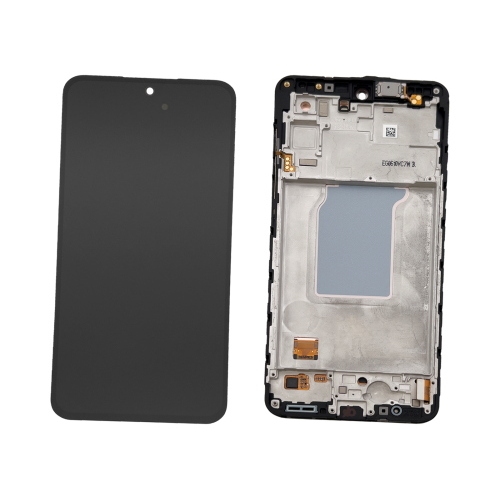LCD SAMSUNG A27 / A276 BLACK WITH FRAME ORIGINAL (SERVICE PACK)