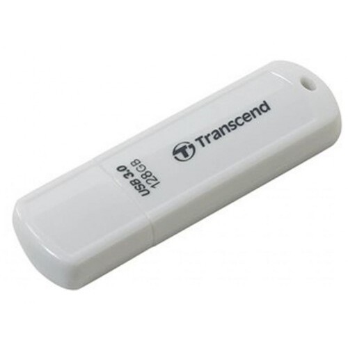 64GB USB3.1 Flash Drive Transcend 'JetFlash  730', White, Classic Cap (R/W:90/30MB/s)