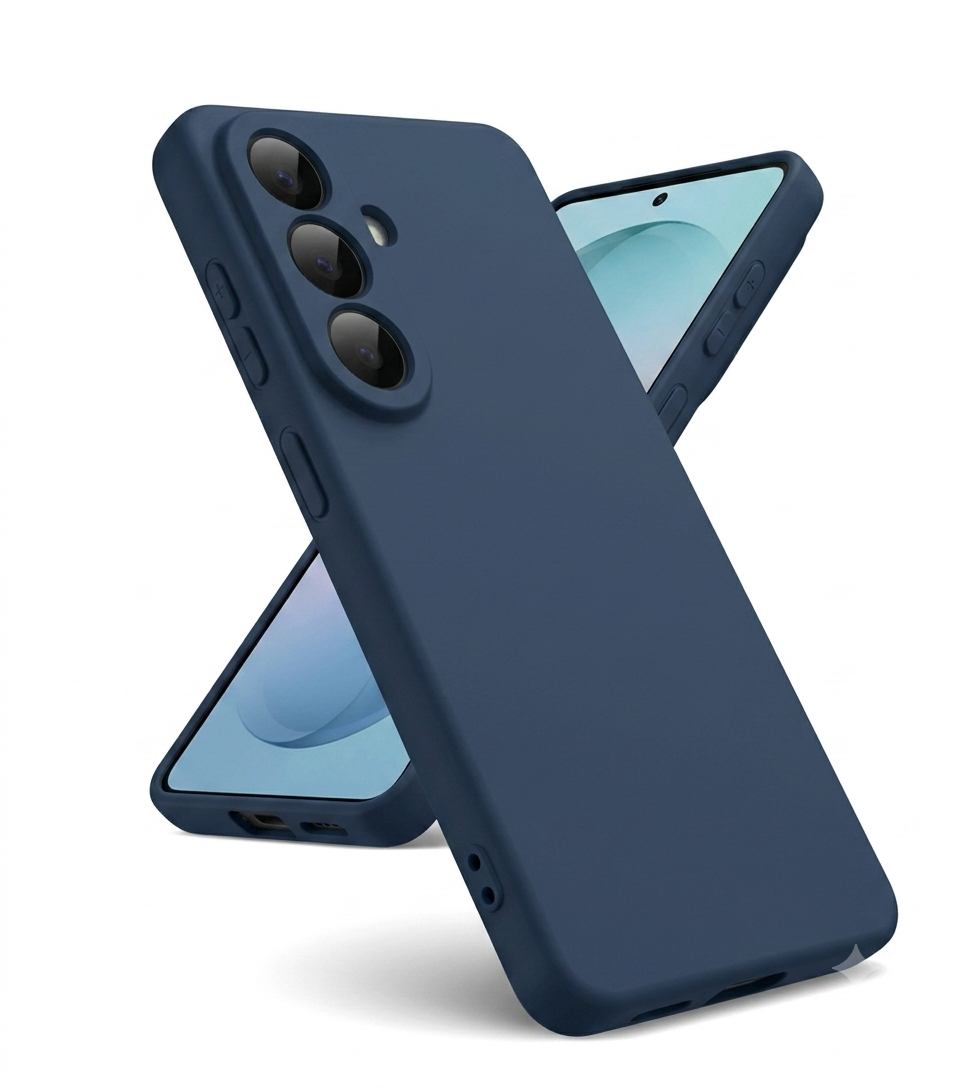 Samsung A55 Liquid Silicone Color Premium Quality (Blue)