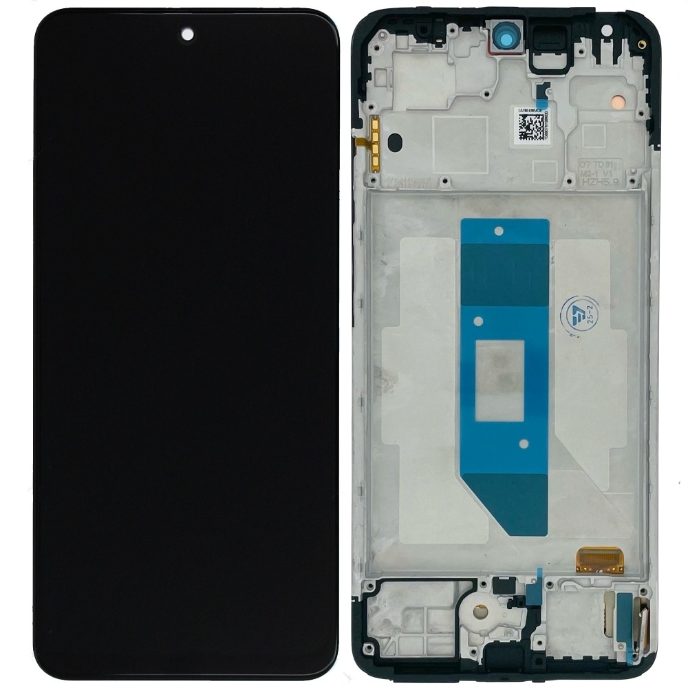 LCD XIAOMI REDMI NOTE 14 (4G) BLACK WITH FRAME ORIGINAL (SERVICE PACK) (Global Version)