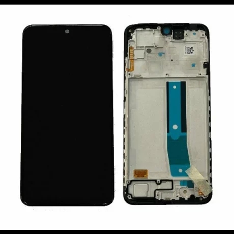 LCD XIAOMI REDMI NOTE 12S (4G) BLACK WITH FRAME ORIGINAL (SERVICE PACK)