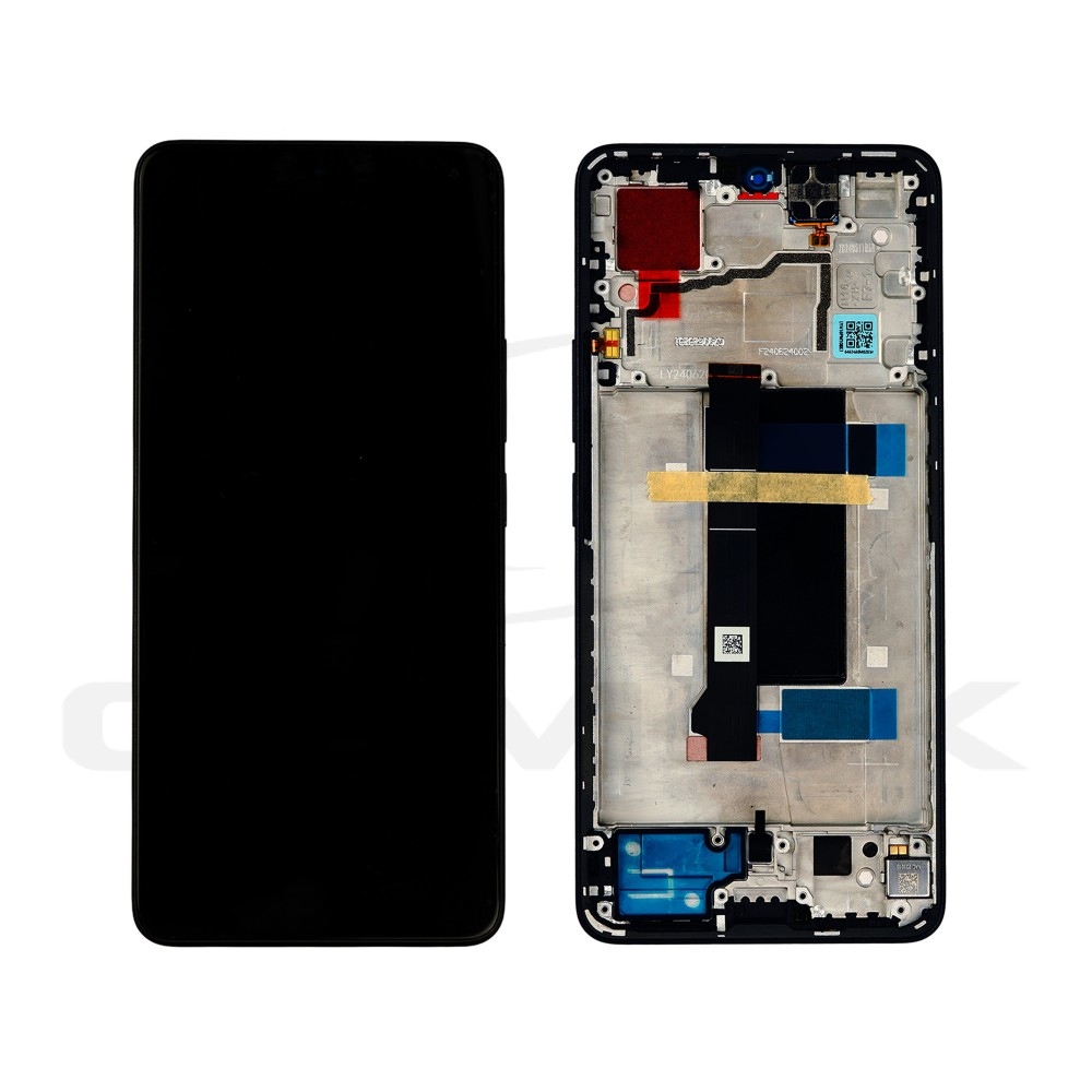 LCD XIAOMI REDMI NOTE 13 PRO 5G / POCO X6 5G BLACK WITH FRAME ORIGINAL (SERVICE PACK)