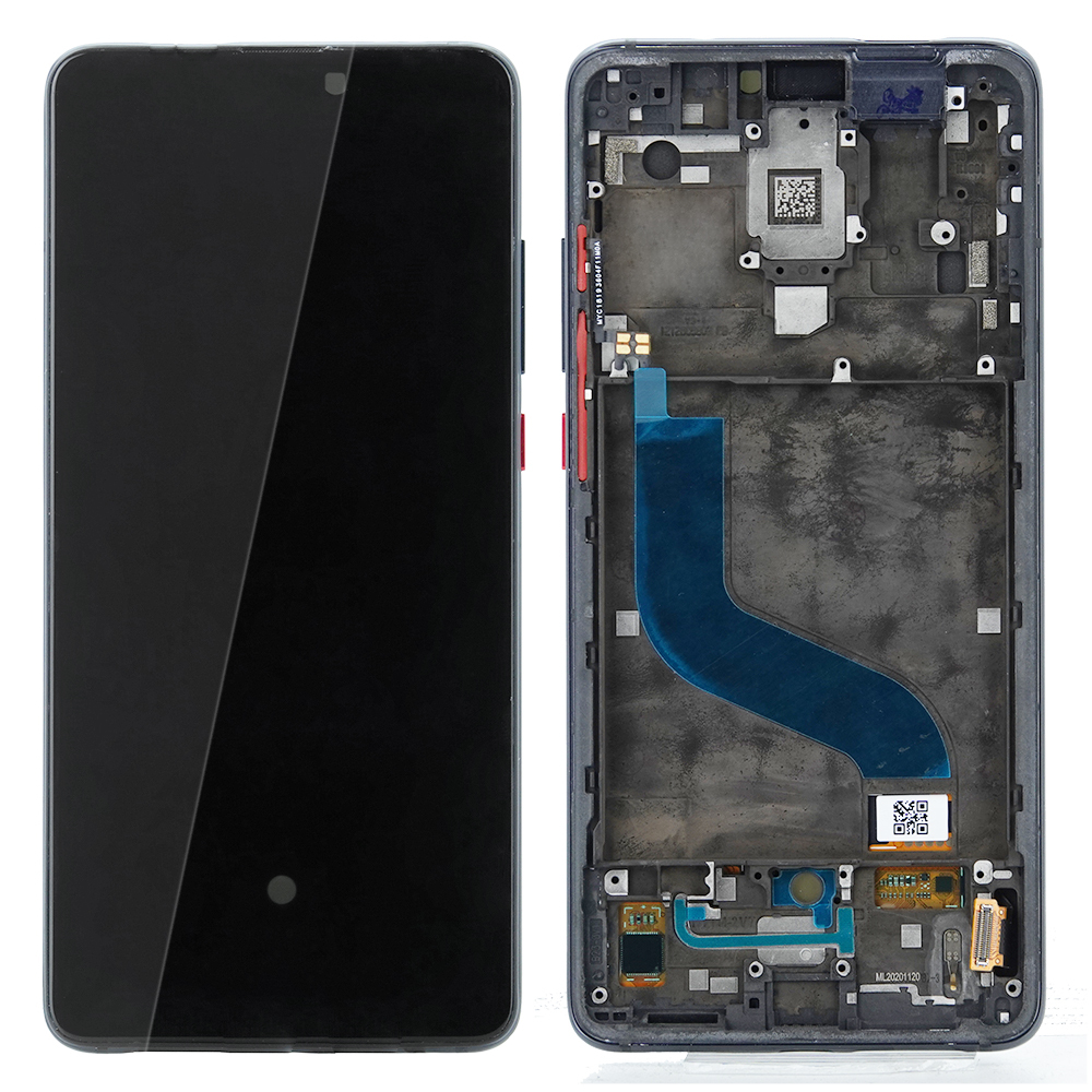 LCD XIAOMI Mi 9T / MI 9T PRO DARK GRAY WITH FRAME ORIGINAL (SERVICE PACK)