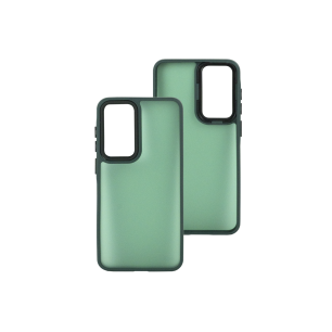 Накладка Luxury Metal Lens SAMSUNG A56 (Зеленый)