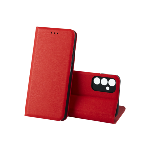 Чехол-книжка LEATHER Case SAMSUNG S25 FE (Красный)