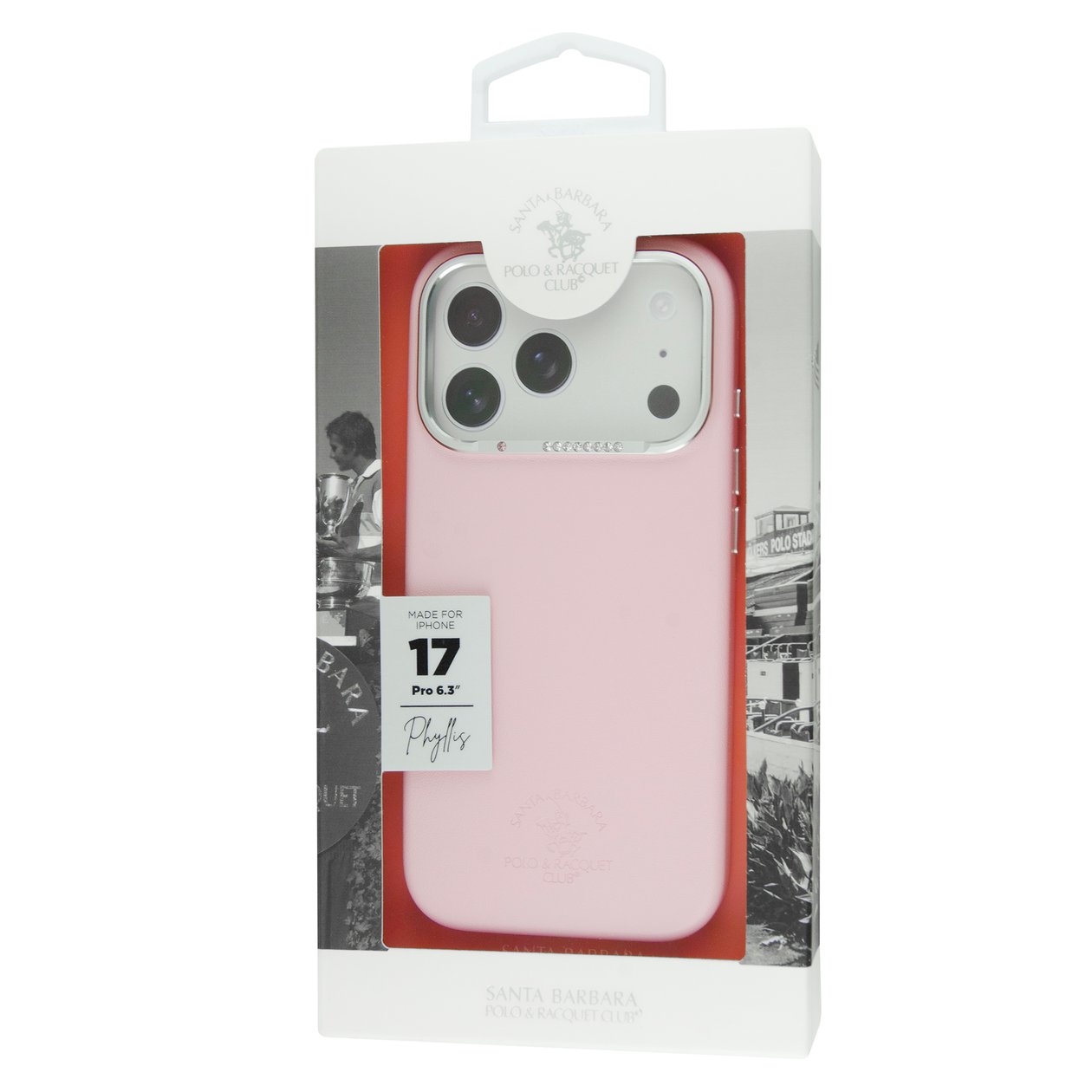 Накладка Polo Phyllis MagSafe iPhone 17 Pro (Rose Pink)