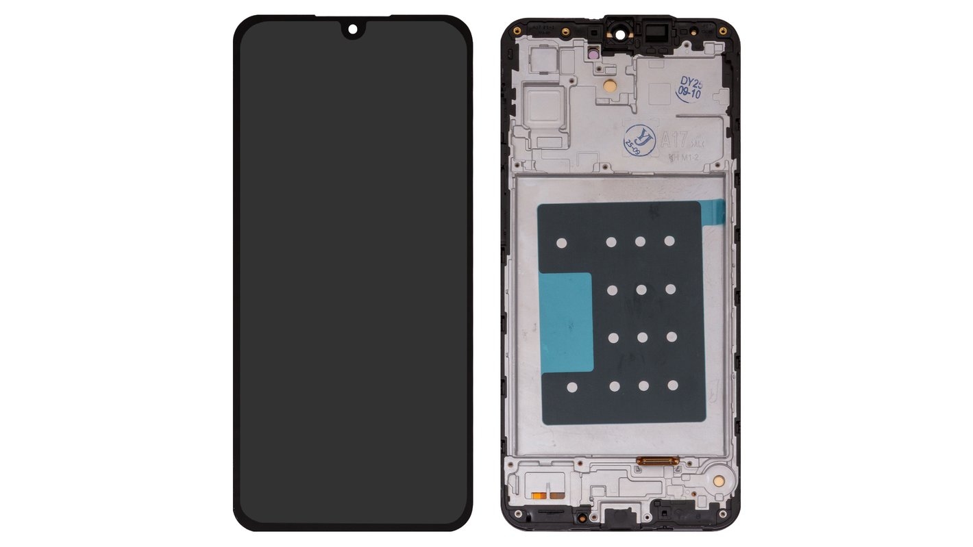 LCD SAMSUNG A17 4G / A175 BLACK WITH FRAME OLED