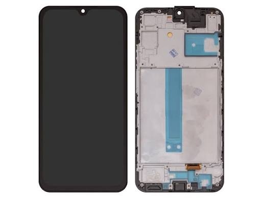 LCD SAMSUNG A25 / A256 BLACK WITH FRAME IPS (KAIKU)