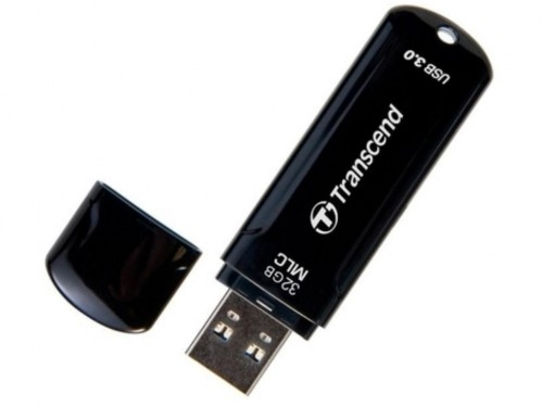 32GB USB3.1 Flash Drive Transcend 'JetFlash 750', Black, Endurance MLC (R/W:130/30MB/s)