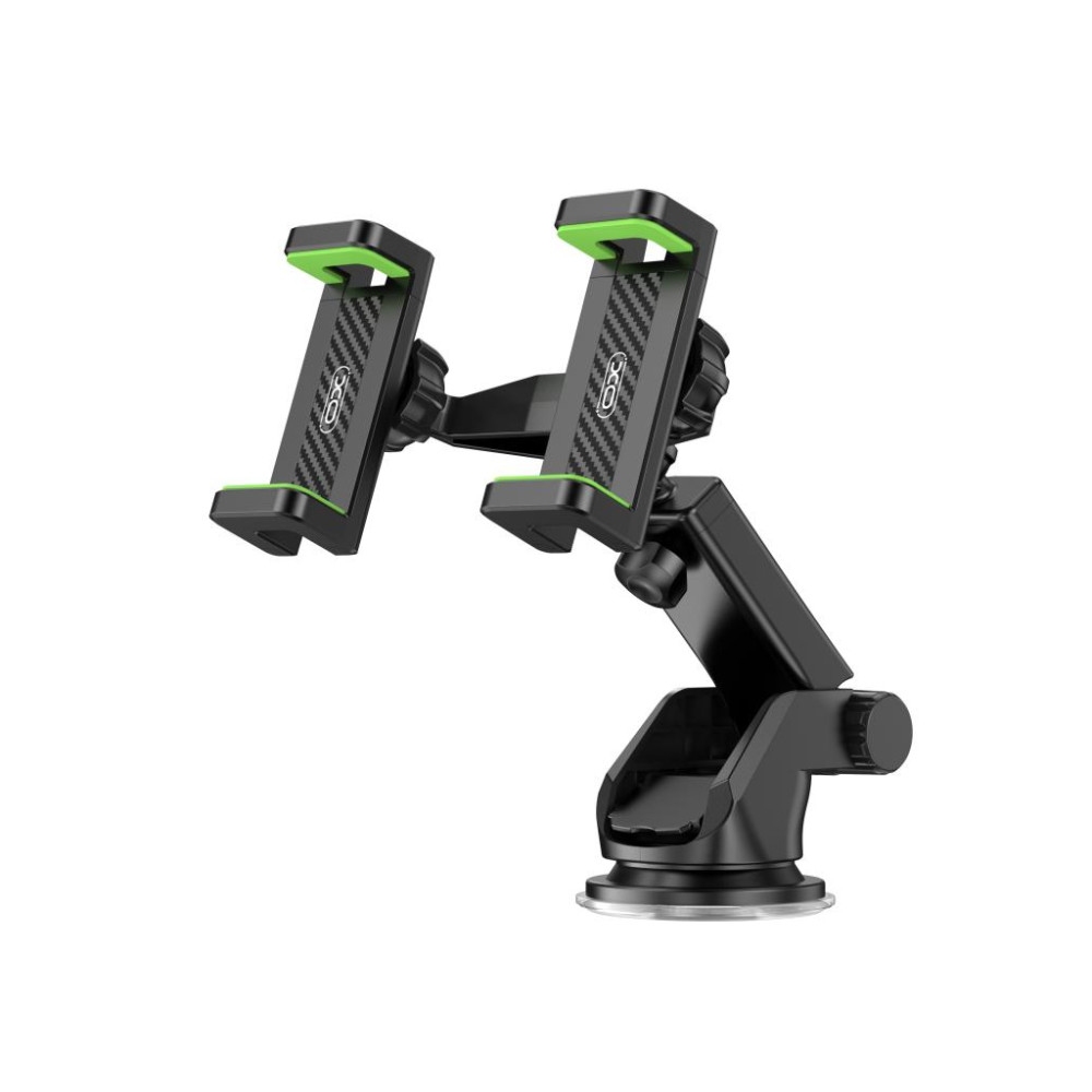 Держатель XO C117 Double chuck Suction cup live stand Black