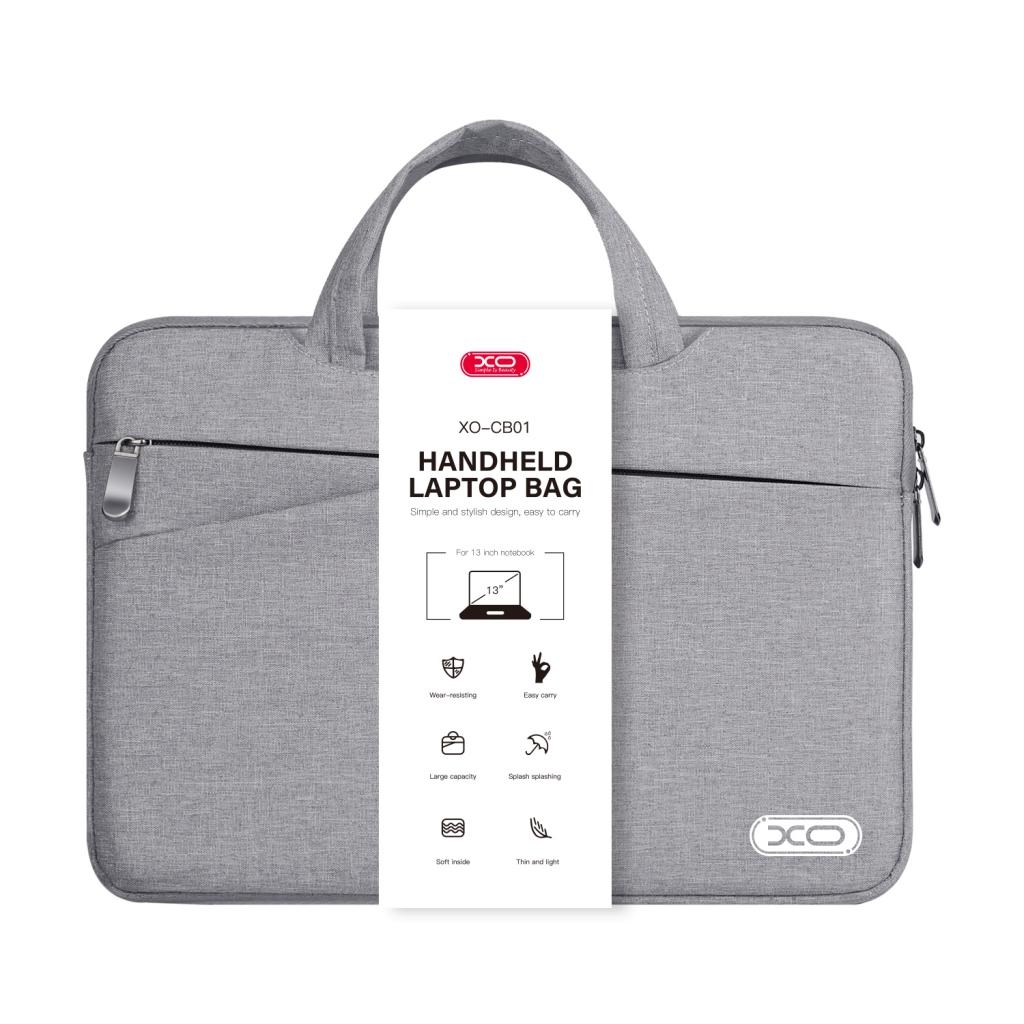 XO CB01 Laptop bag 13 inch Gray