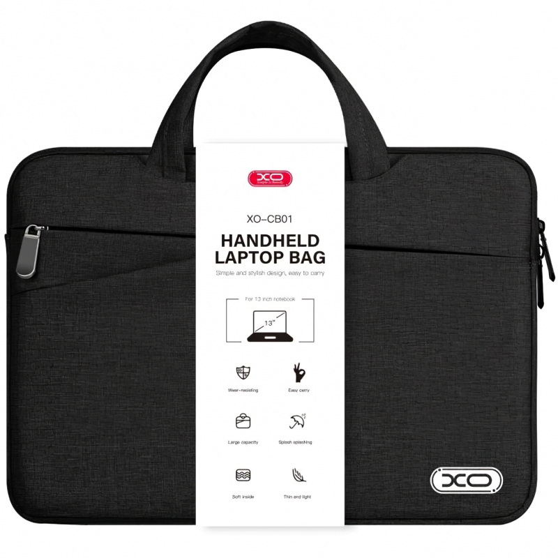 XO CB01 Laptop bag 13 inch Black