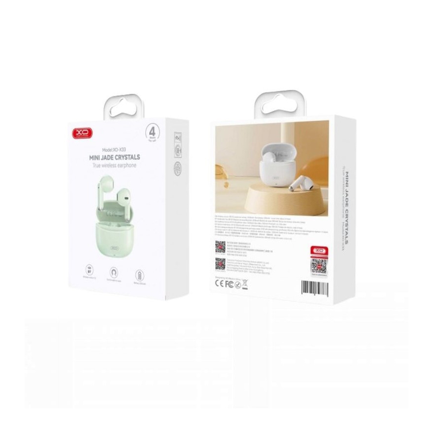 XO X33 Yu Jing TWS Bluetooth Headset Green
