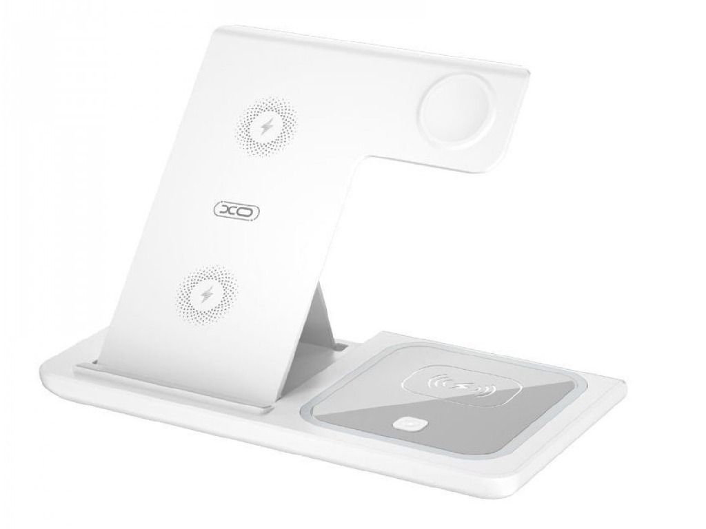 XO CX033 Wireless Charging Power bank + Apple Watch Charger + Headphone Wireless Charger 3in1 white