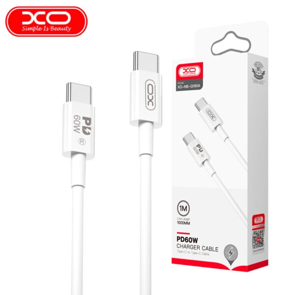XO NB-Q189A Type-c to Lightning  20W 1M White