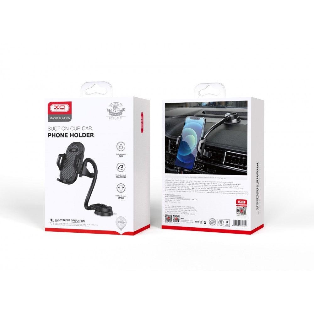 XO C85 Car holder with sucker plate Black