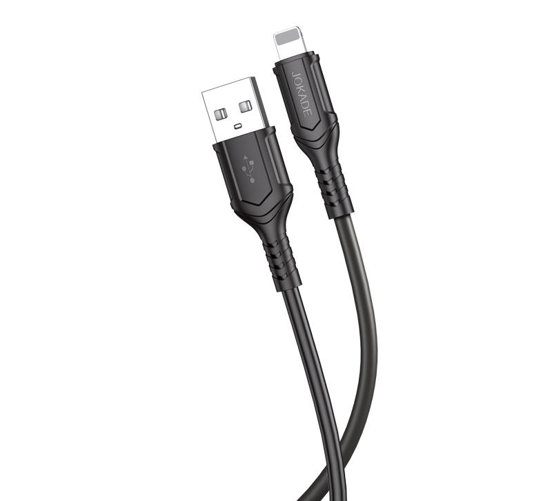 Jokade JA010 ZHIZUN Series Charging Data Cable  (1 meter) (Lightning) Black