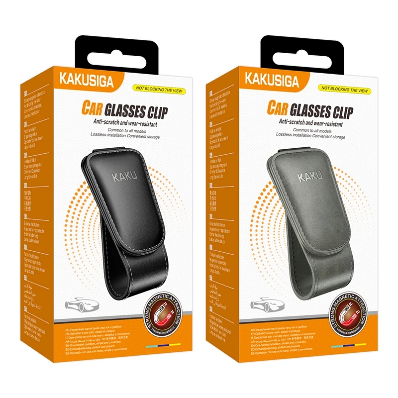 Kakusiga KSC-1524 MOKA car glasses clip Black