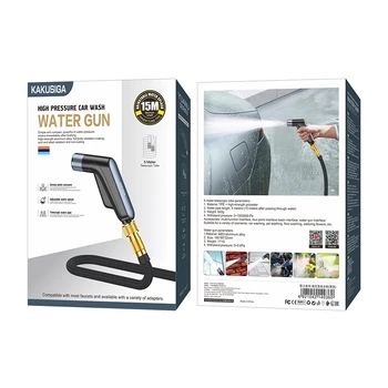 Kakusiga  KSC-1517 YUANLI high pressure car wash water gun Black