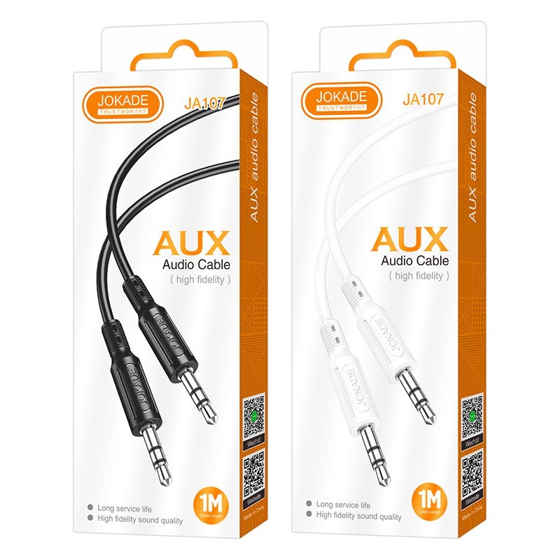 Jokade JA107 RUIDA AUX cable (3.5mm) Black