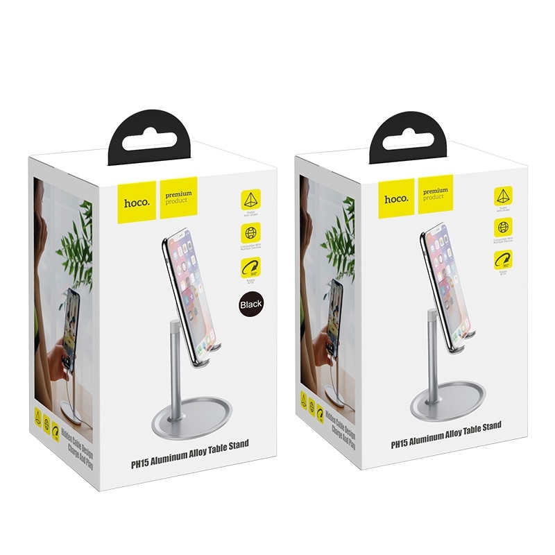 Hoco PH15 Aluminum alloy table stand silver