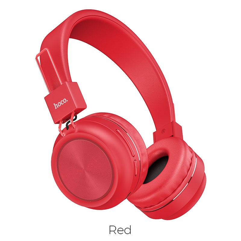 Hoco W25 Promise wireless headphones red