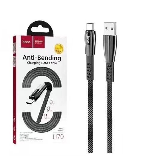 Hoco U70 Splendor charging data cable for Type-C dark gray
