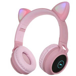 Наушники HOCO W27 CAT EAR Wireless headphones Pink