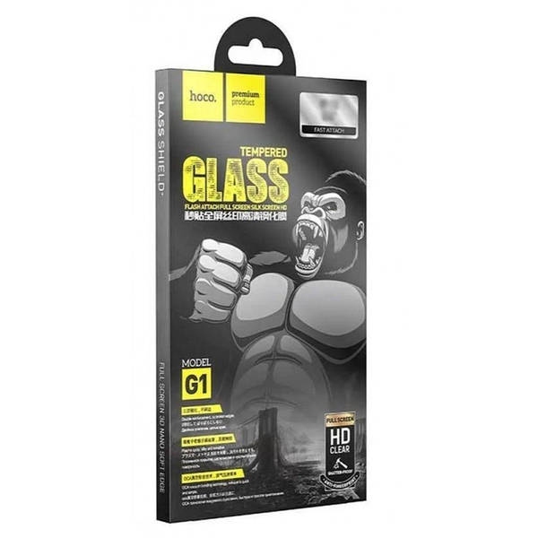 Hoco Flash attach full screen silk screen HD tempered glass for iPhone12 mini(G1)