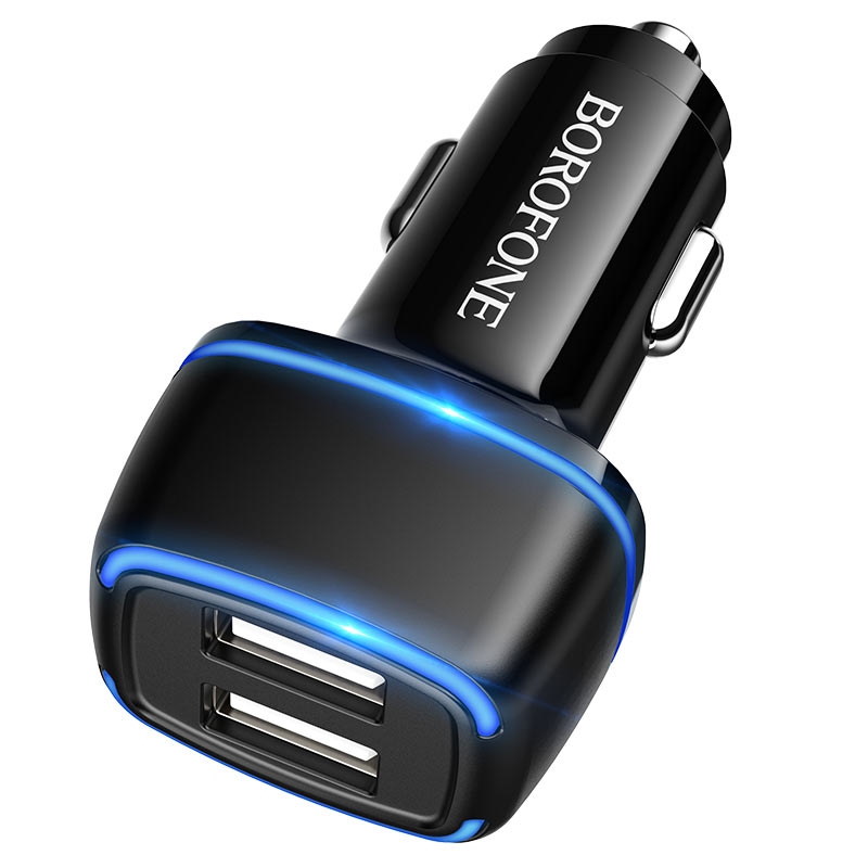 АЗУ BOROFONE BZ14 Max 2USB/2.4A black