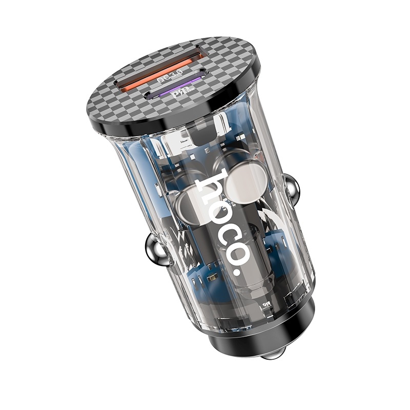 Hoco DZ3 Double ported car charger black