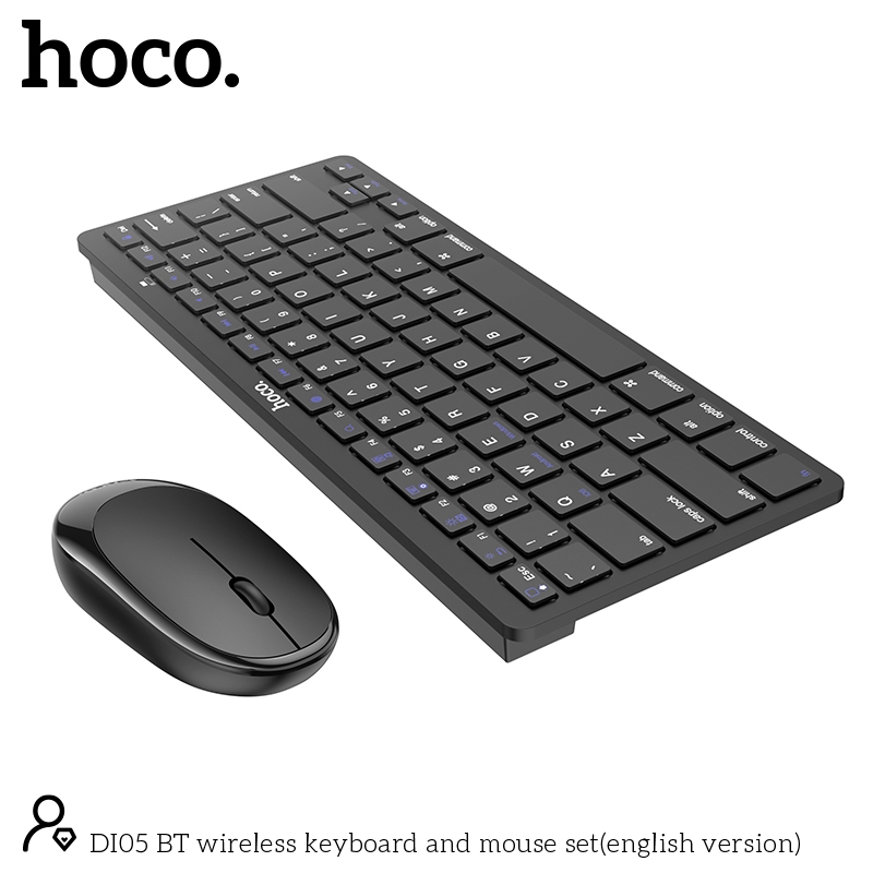 Hoco DI05 BT wireless keyboard and mouse set(russian version) white