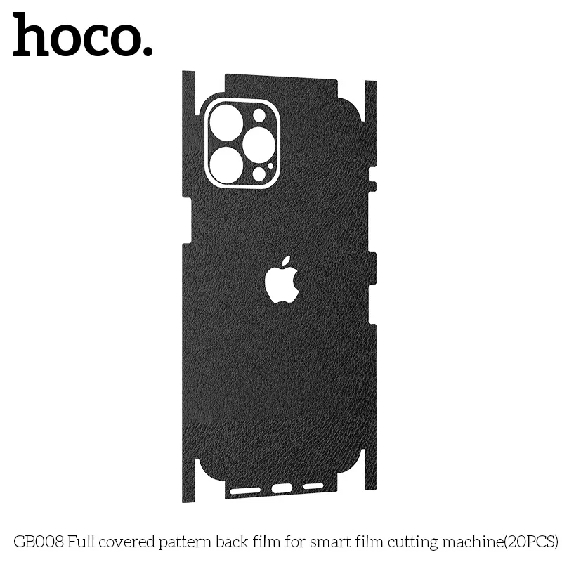 Hoco GB008 Full covered pattern back film for smart film cutting machine(20PCS) Black