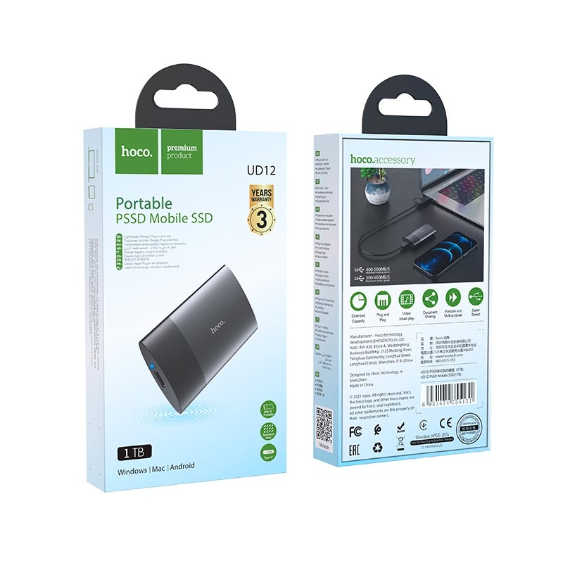 Hoco UD12 PSSD Mobile SSD(1TB)