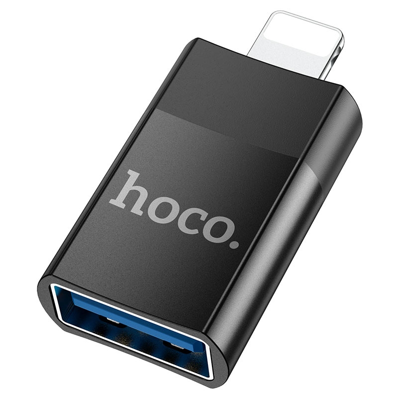 HOCO UA17 iP Male to USB female USB2.0 adapter black