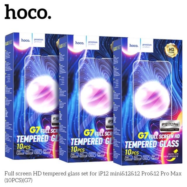 Hoco Full screen HD tempered glass set for ip13 Pro Max(10PCS)(G7) black