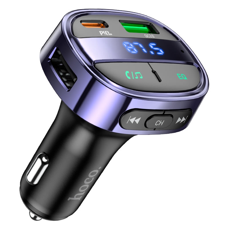 Hoco E70 PD30W+QC3.0 car BT FM transmitter magic night
