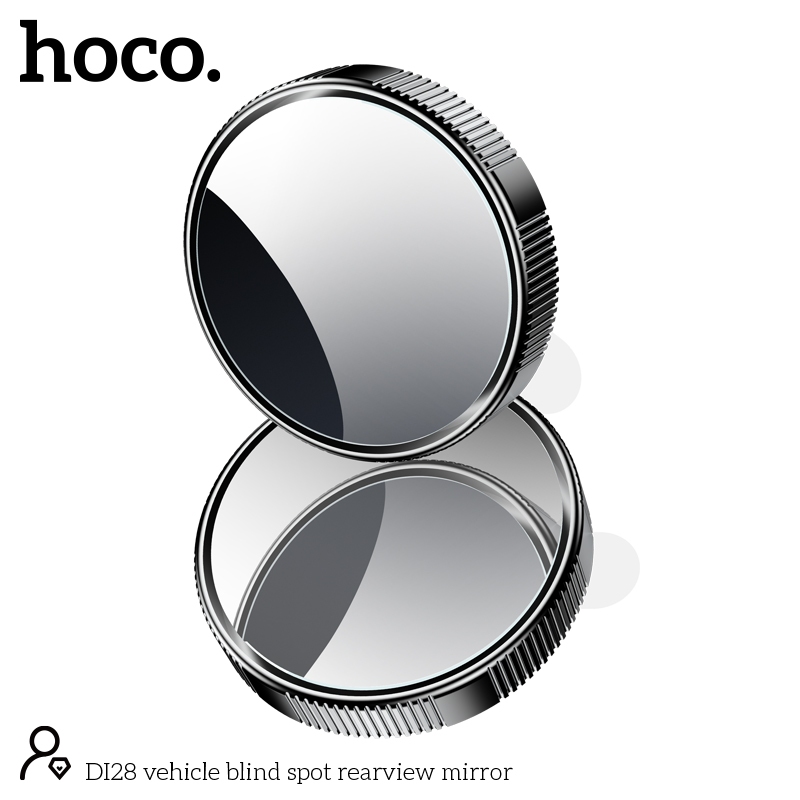 Hoco DI28 vehicle blind spot rearview mirror metal gray