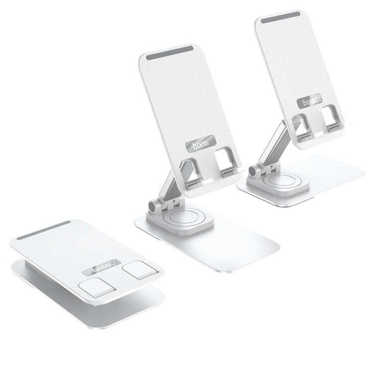 Настольный держатель Hoco PH50 Ivey folding rotatable desktop holder White