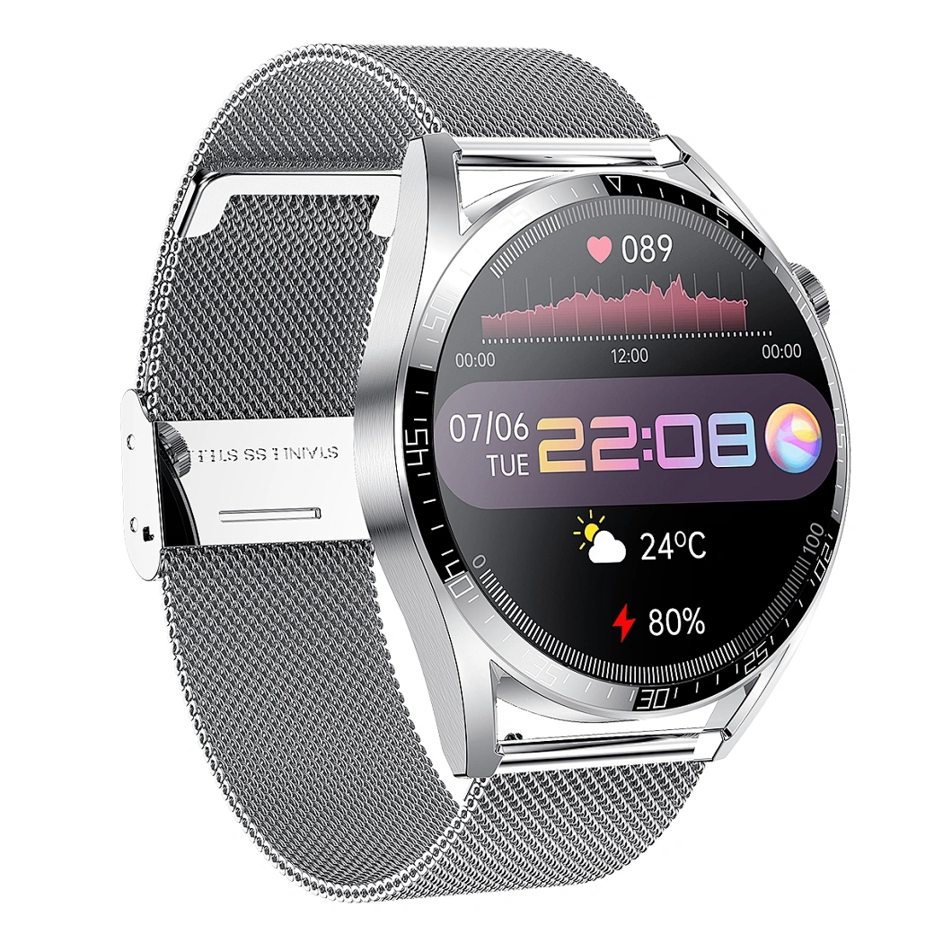 Wiwu Smart Watch SW02 Smart Classic Watch Silver