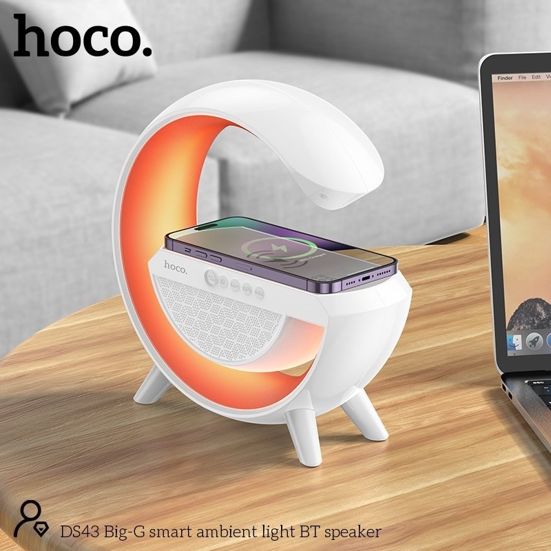 Hoco DS43 Big-G smart ambient light BT speaker white