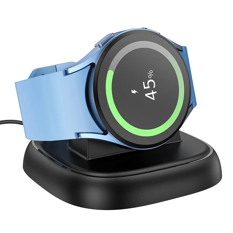 Hoco CW49 Samsung smart watch wireless charging stand black