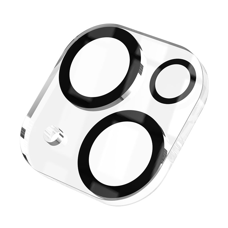 Hoco 3D all-inclusive night shooting circle lens glass set for iPhone 15/15 Plus(G13) black