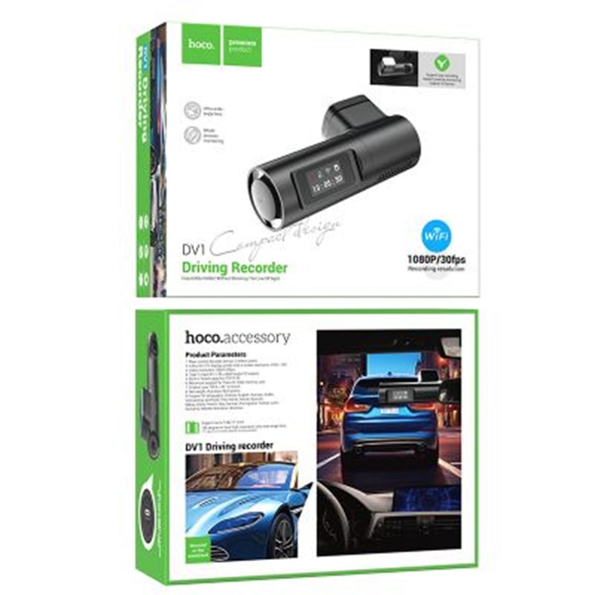 Hoco DV1 Driving recorder black