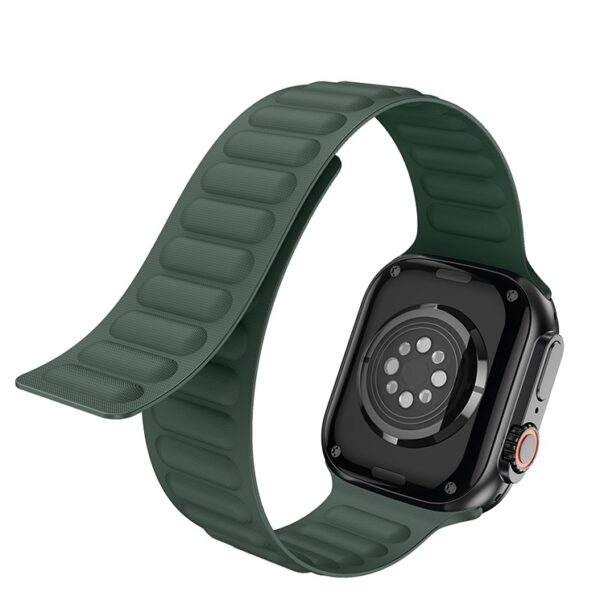 Hoco AS100 Woven fabric magnetic watchband for iWatch(38/40/41mm) green