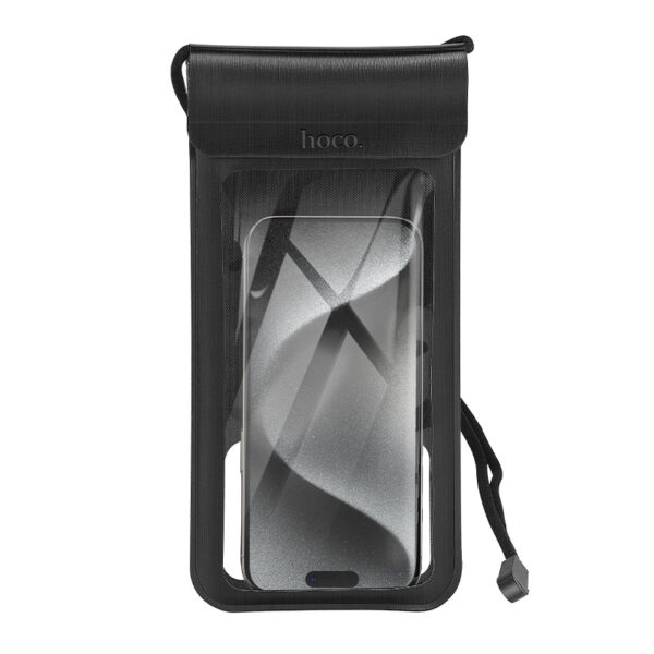Hoco HX50 Treasure mobile phone waterproof leather bag black