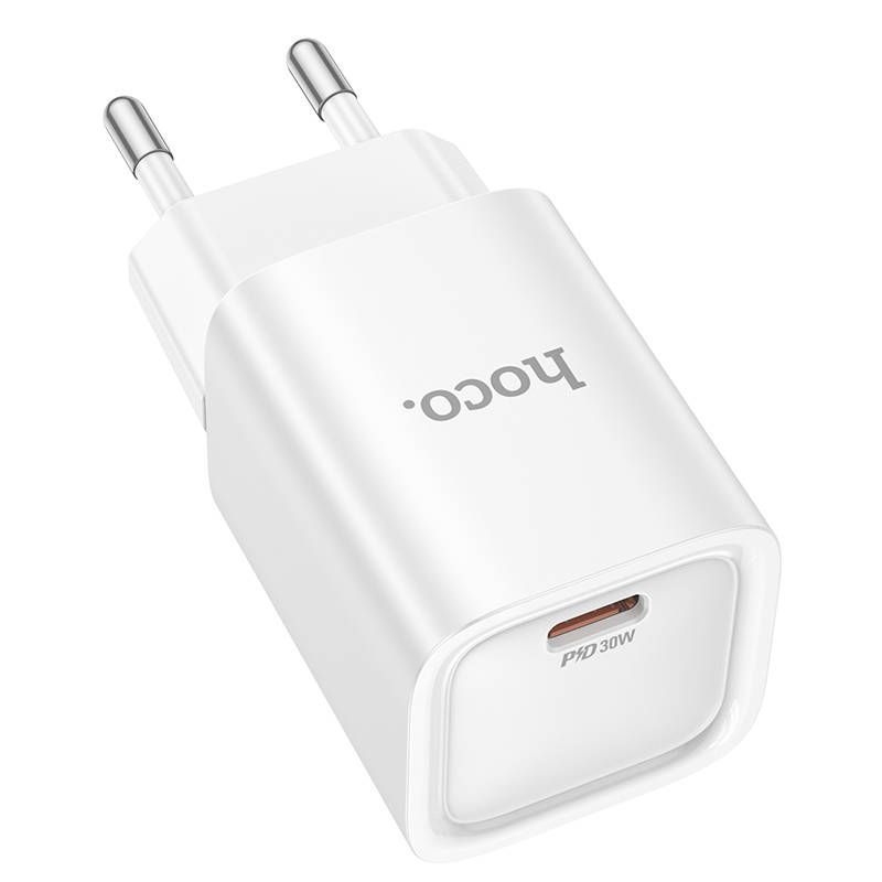 Hoco C148A Charm single port PD30W charger(EU) white